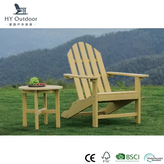 Masă și scaun Adirondack
